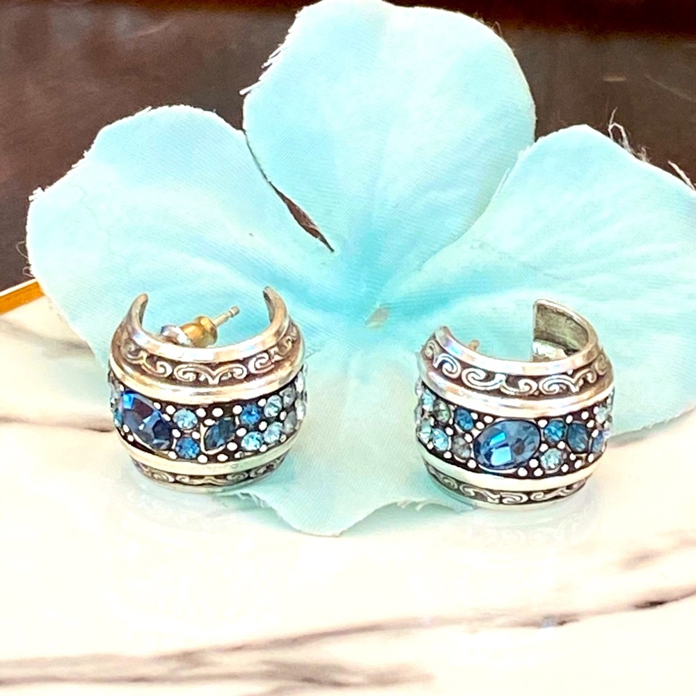Brighton Crystal Voyage Blue Ombre Swarovski Crystal Necklace Bracelet Earrings - Picture 8 of 16